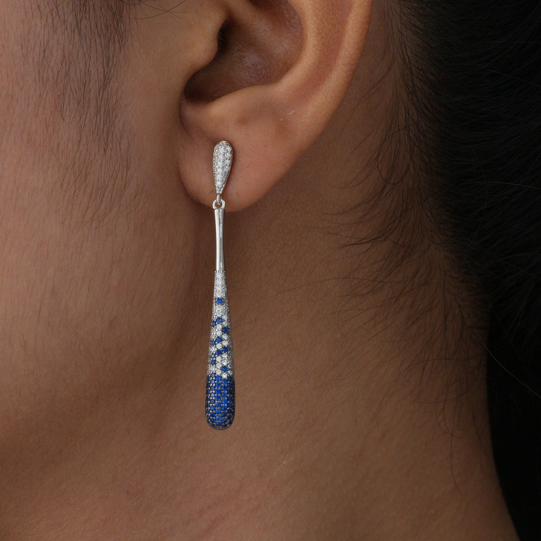 Sapphire Teardrop Elegance Set