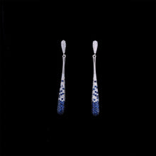 Sapphire Blue Teardrop Earrings