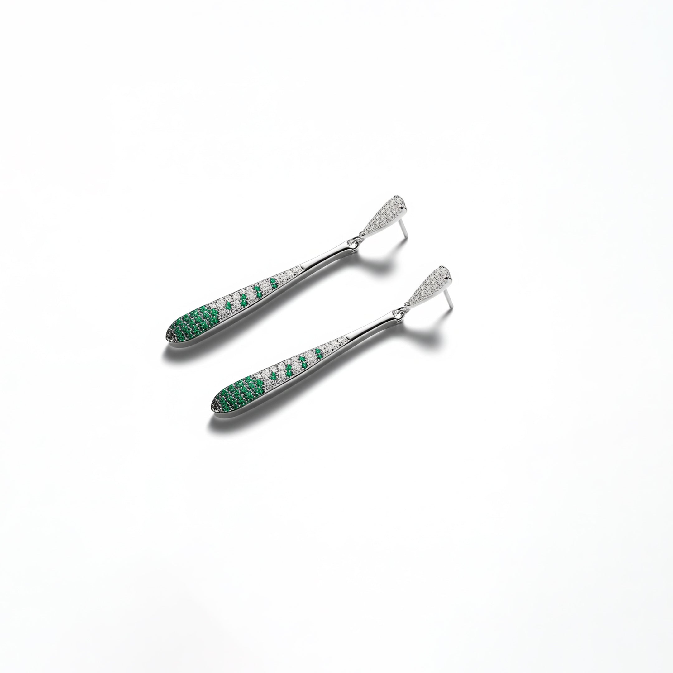 Emerald Teardrop Earrings