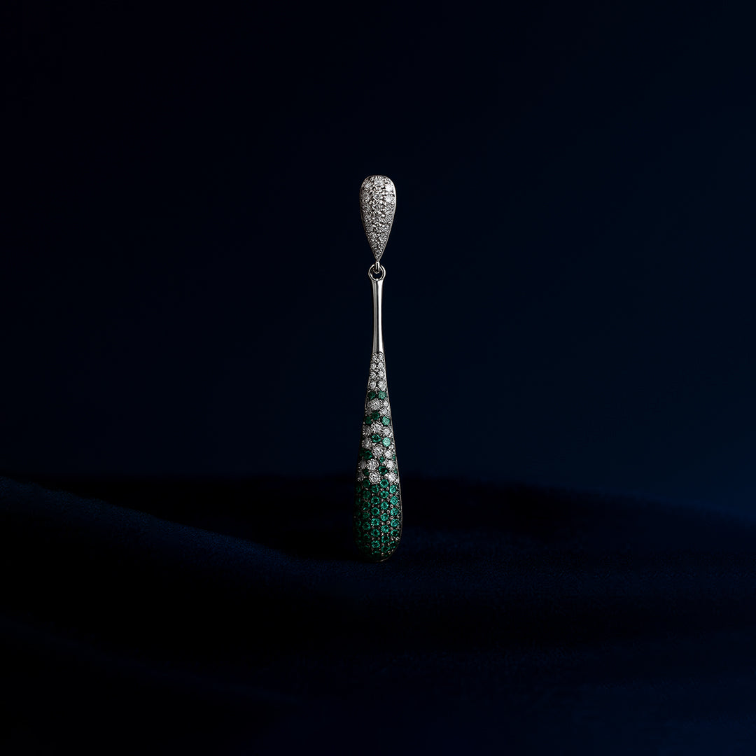 Emerald Teardrop Earrings