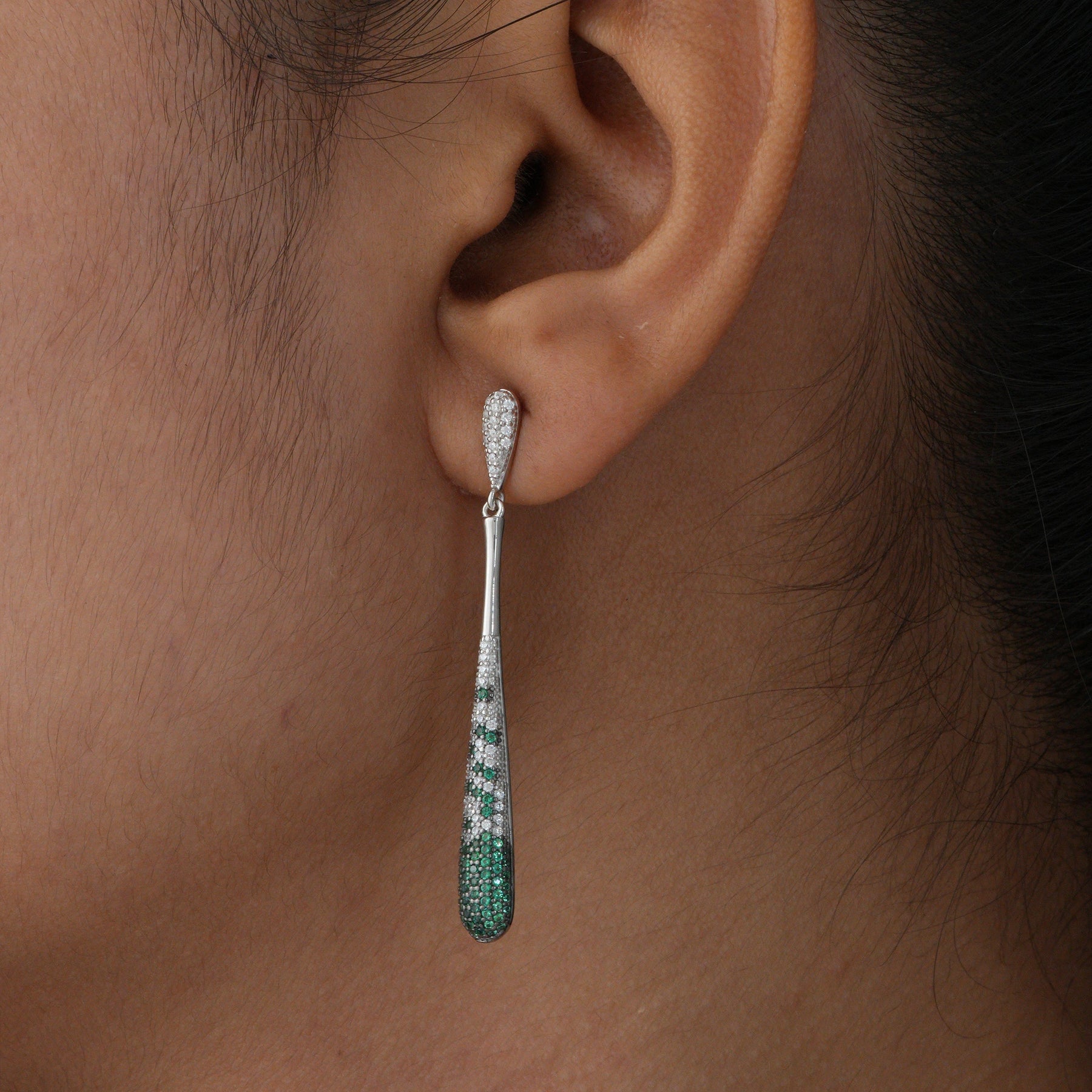 Emerald Teardrop Elegance Set