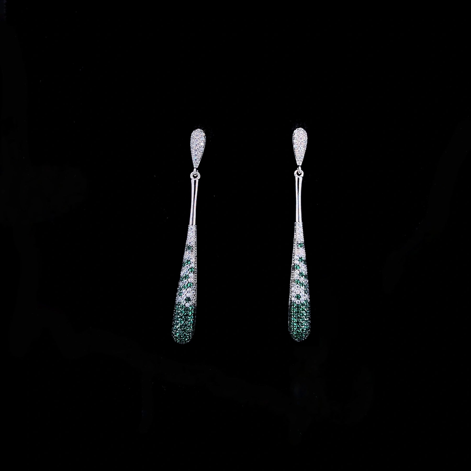 Emerald Teardrop Earrings