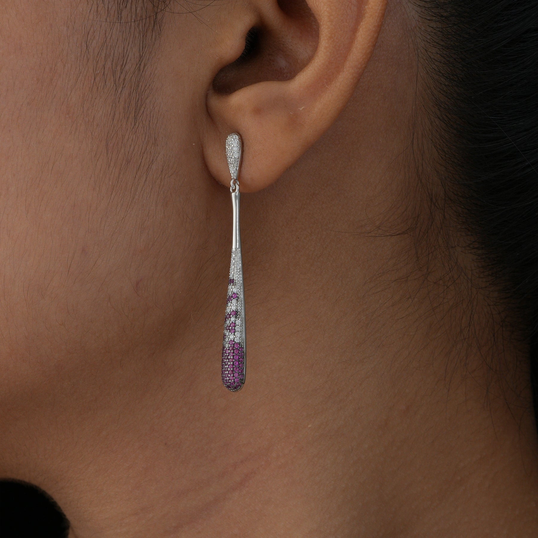 Ruby Teardrop Elegance Set