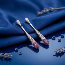 Ruby Teardrop Earrings