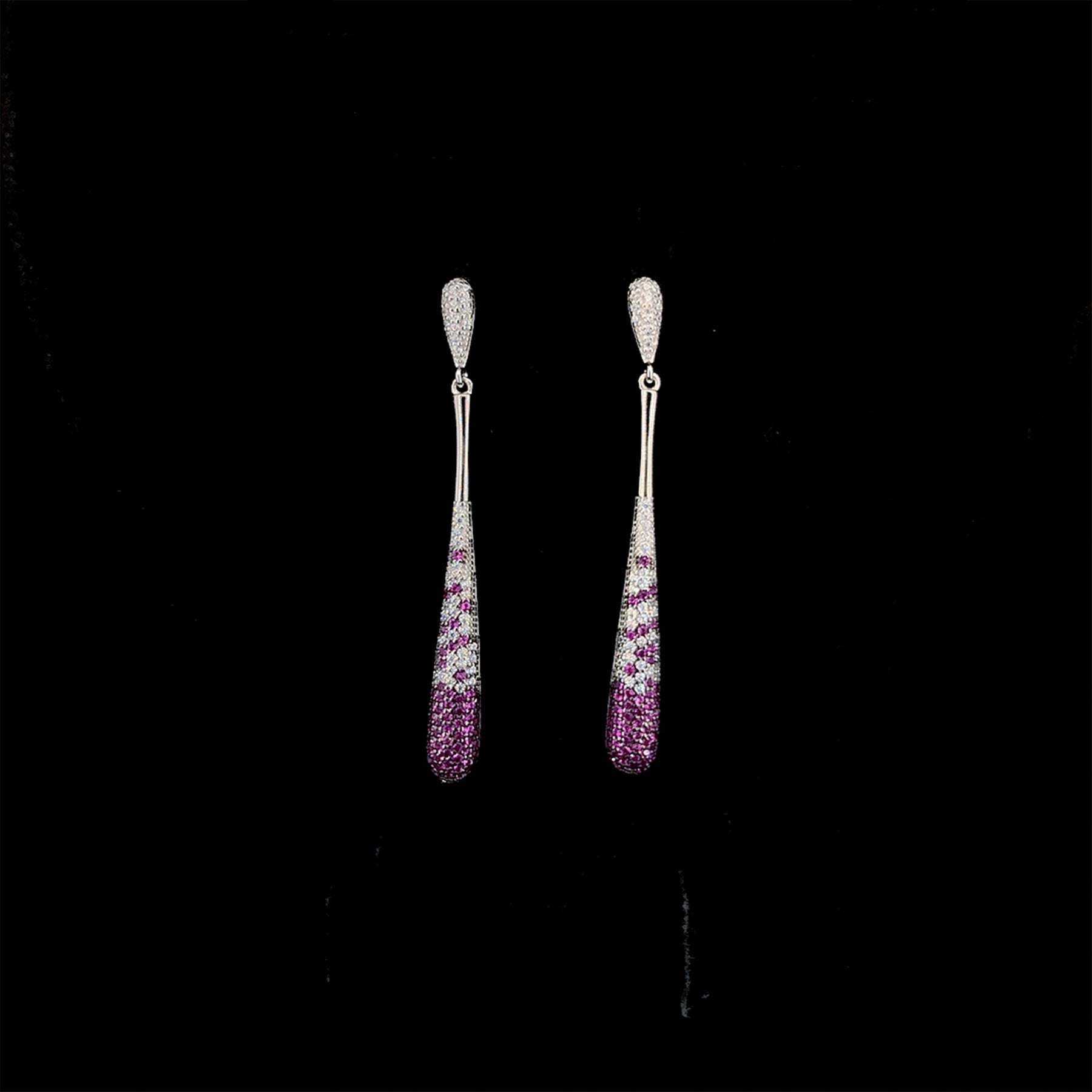 Ruby Teardrop Earrings