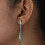 Emerald Teardrop Earrings
