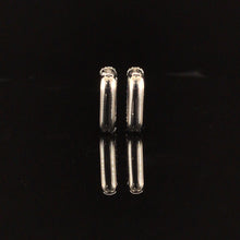 Sapphire Ombré Pavé Huggie Hoop Earring
