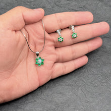 Emerald Blossom Floral Set