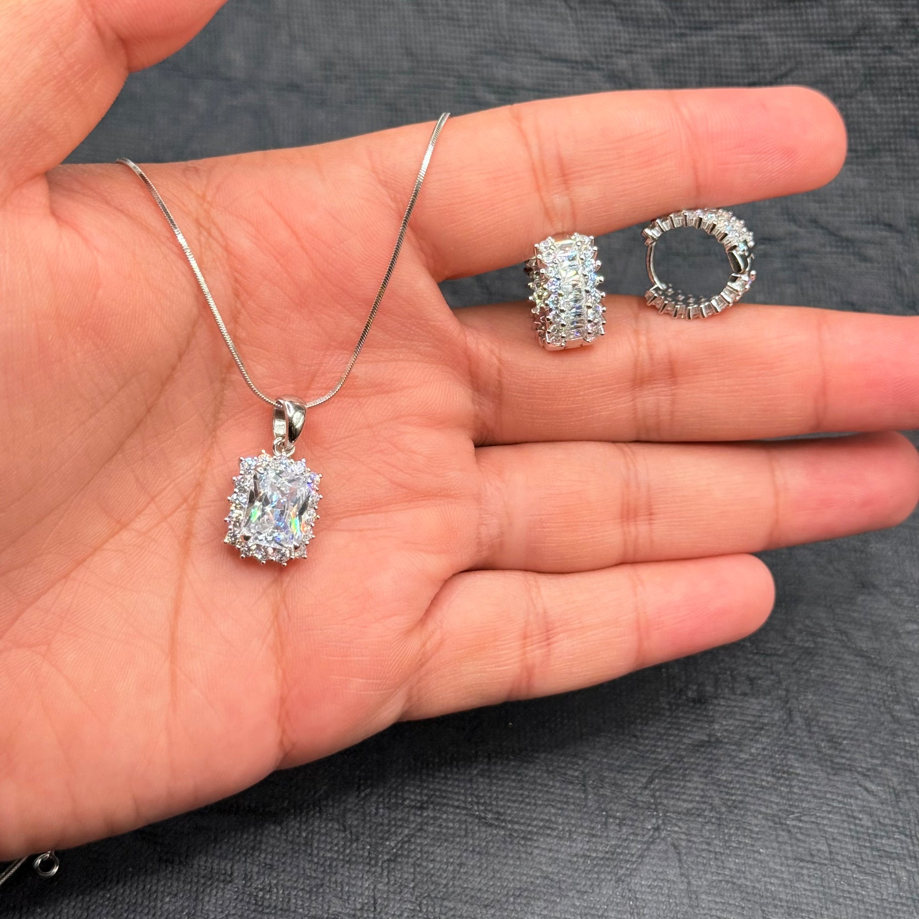 White Princess Halo Elegance Set