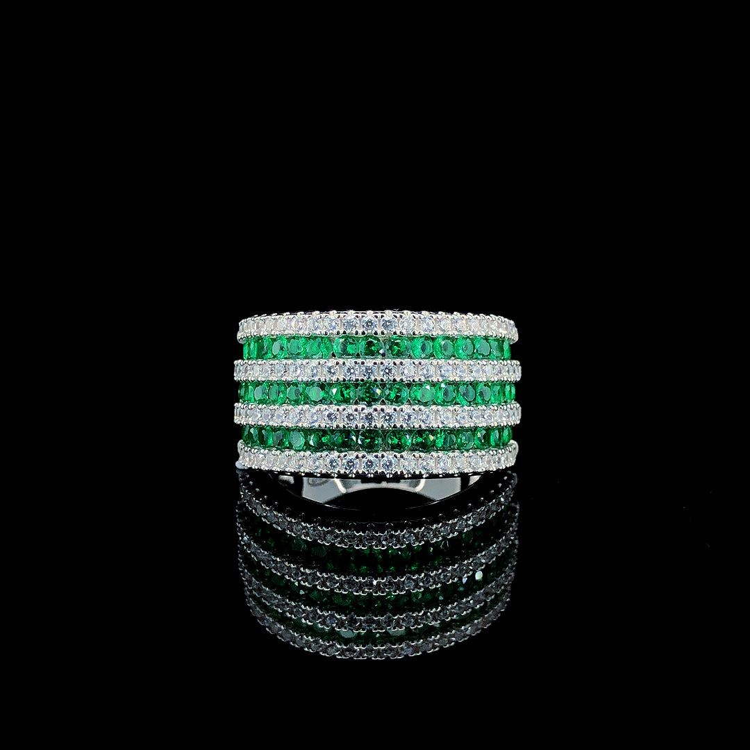 Emerald Prestige Row Channel Ring