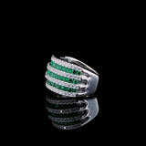 Emerald Prestige Row Channel Ring