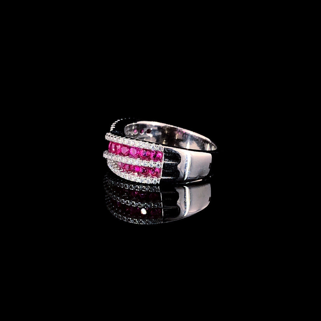 Ruby Criss Cross Ring