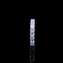 Aqua Eternity Ring Band
