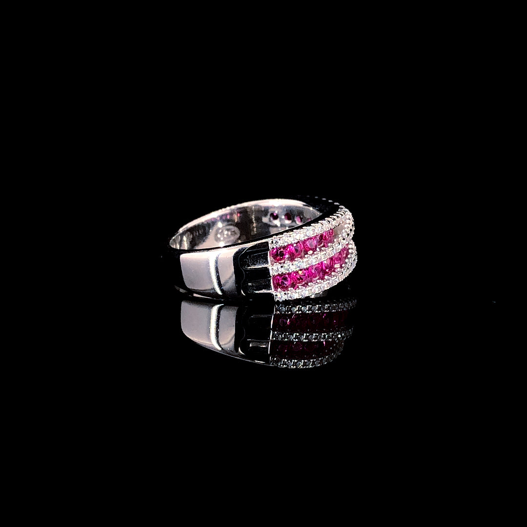 Ruby Criss Cross Ring