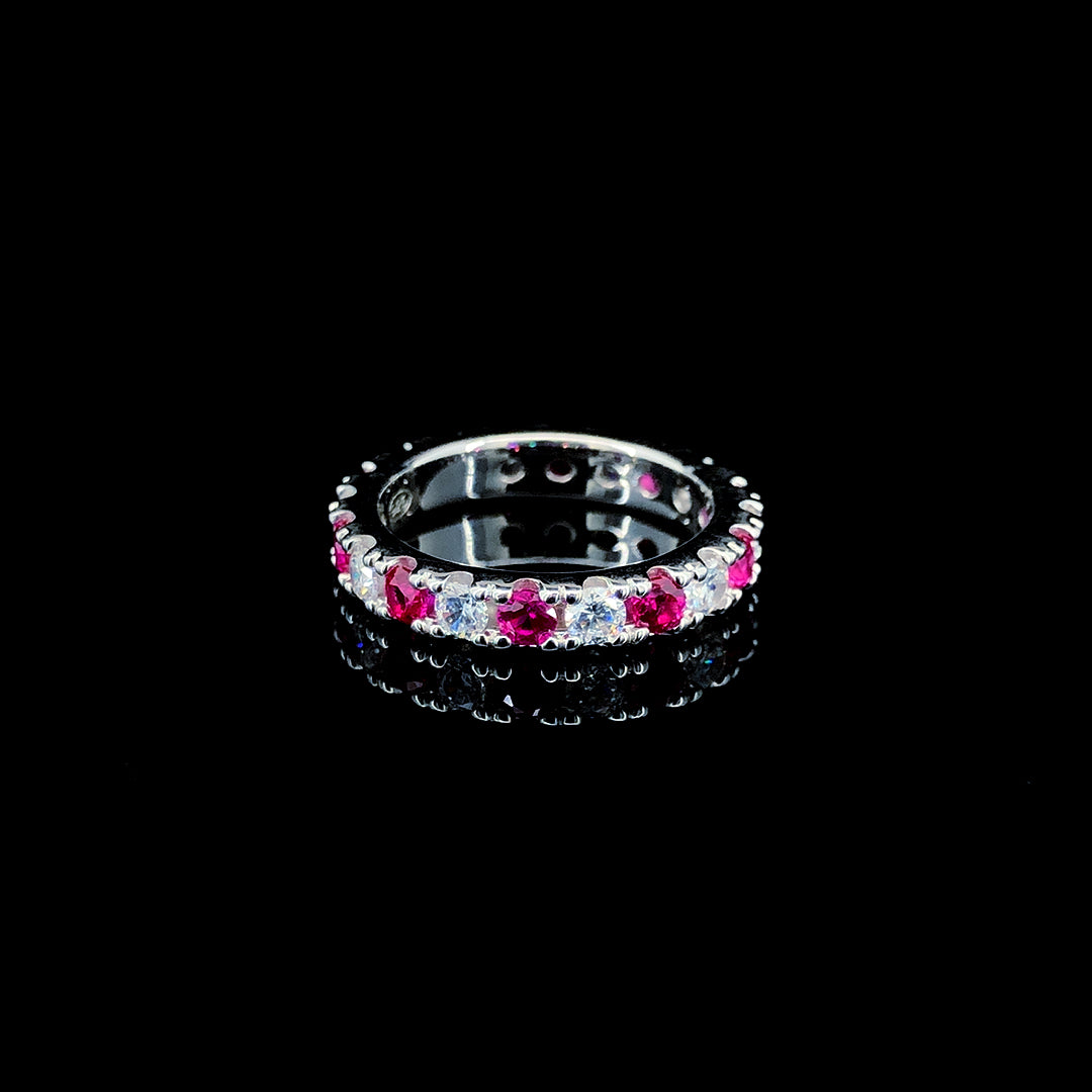 Ruby Eternity Ring Band