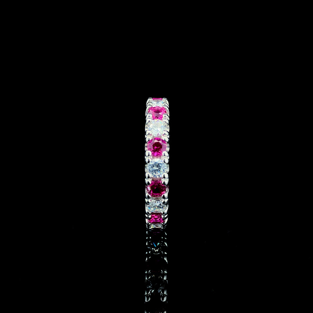 Ruby Eternity Ring Band