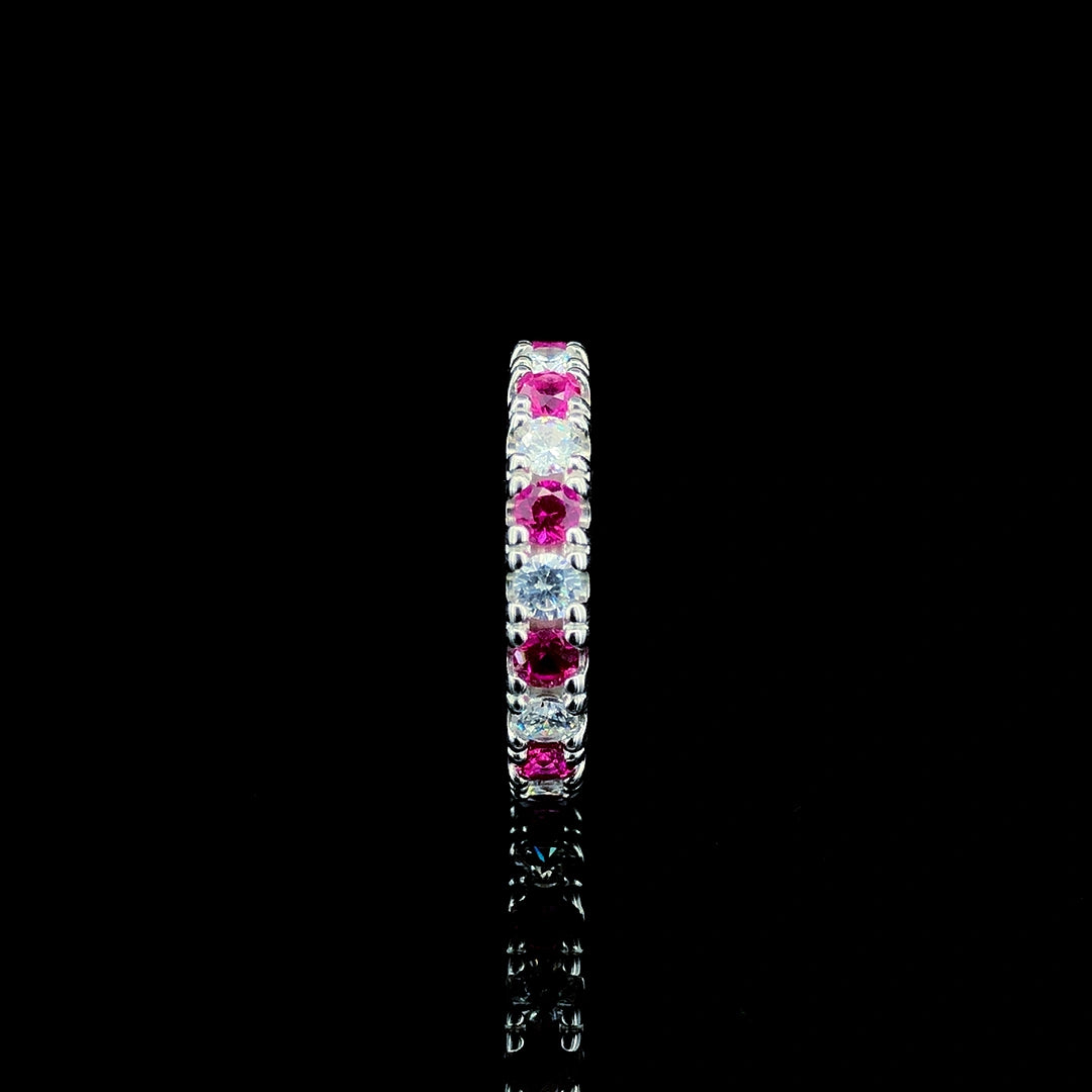 Ruby Eternity Ring Band