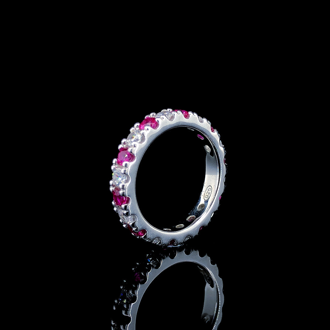Ruby Eternity Ring Band