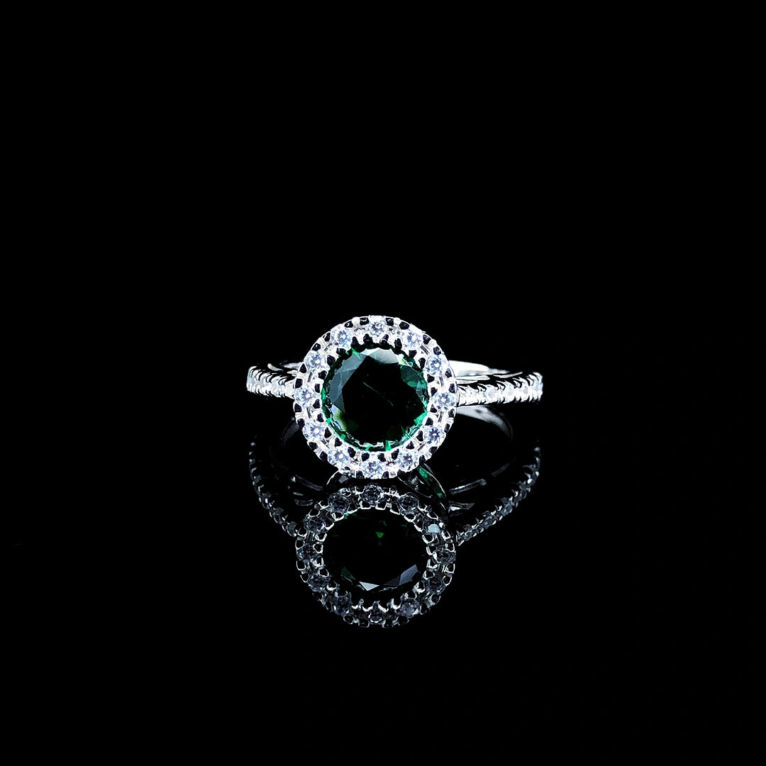 Nature’s Bloom Halo Ring