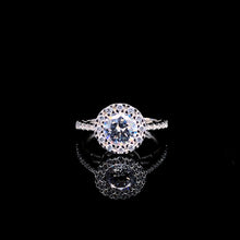 Radiant Bloom Halo Ring