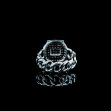 Emerald Baguette Halo Cocktail Ring
