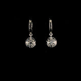 Aqua Celestia Halo Earrings