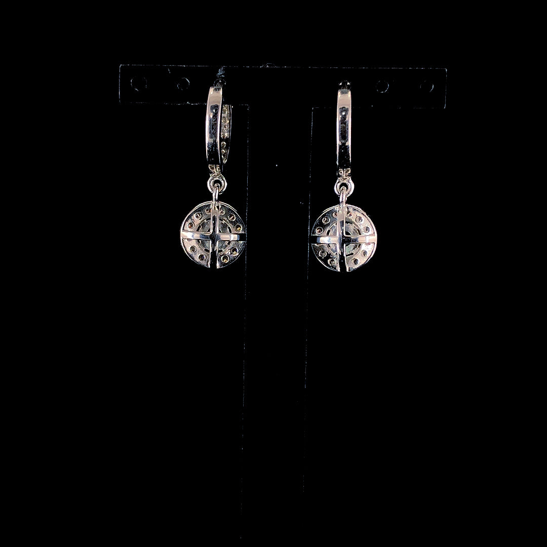 Emerald Celestia Halo Earrings