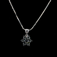 Emerald Floral Pendant