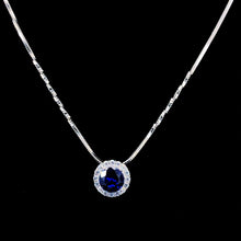 Sapphire Radiance Pendant