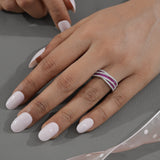 Ruby Criss Cross Ring