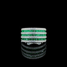 Emerald Prestige Row Channel Ring