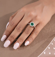 Nature’s Bloom Halo Ring