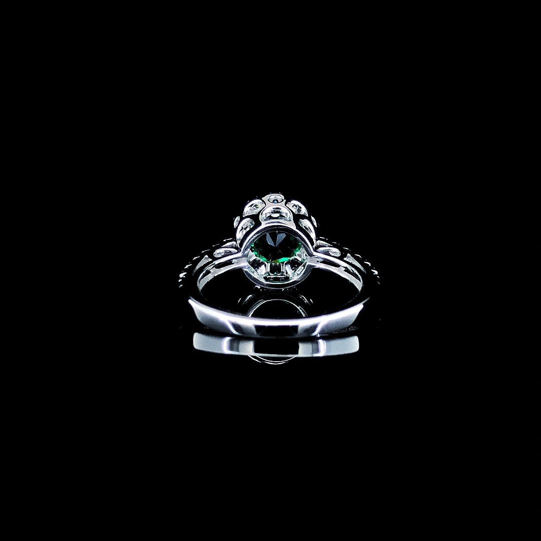 Nature’s Bloom Halo Ring