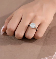 Radiant Bloom Halo Ring