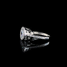 Radiant Bloom Halo Ring