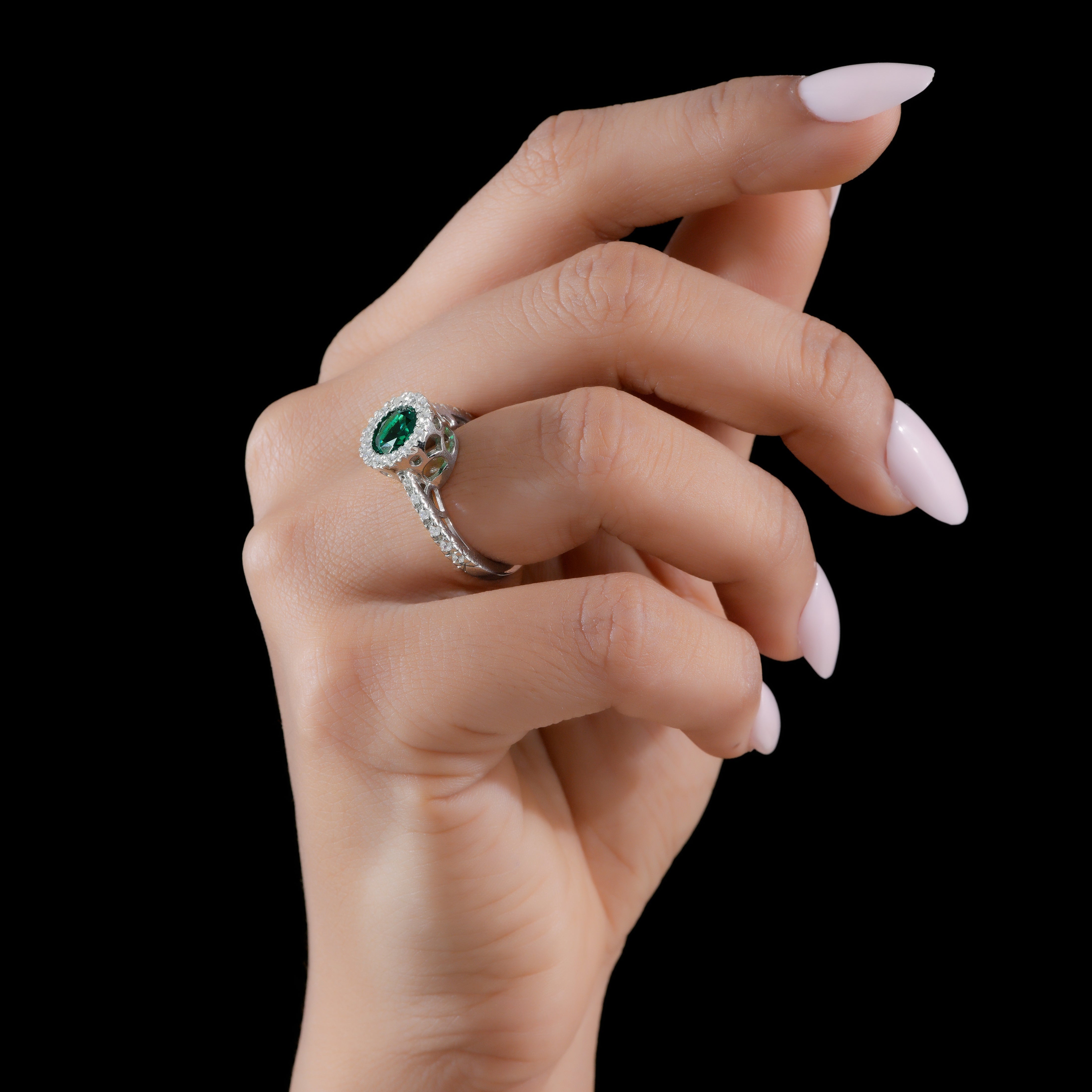 Nature’s Charm Halo Ring