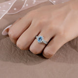 Ocean Dream Solitaire Ring