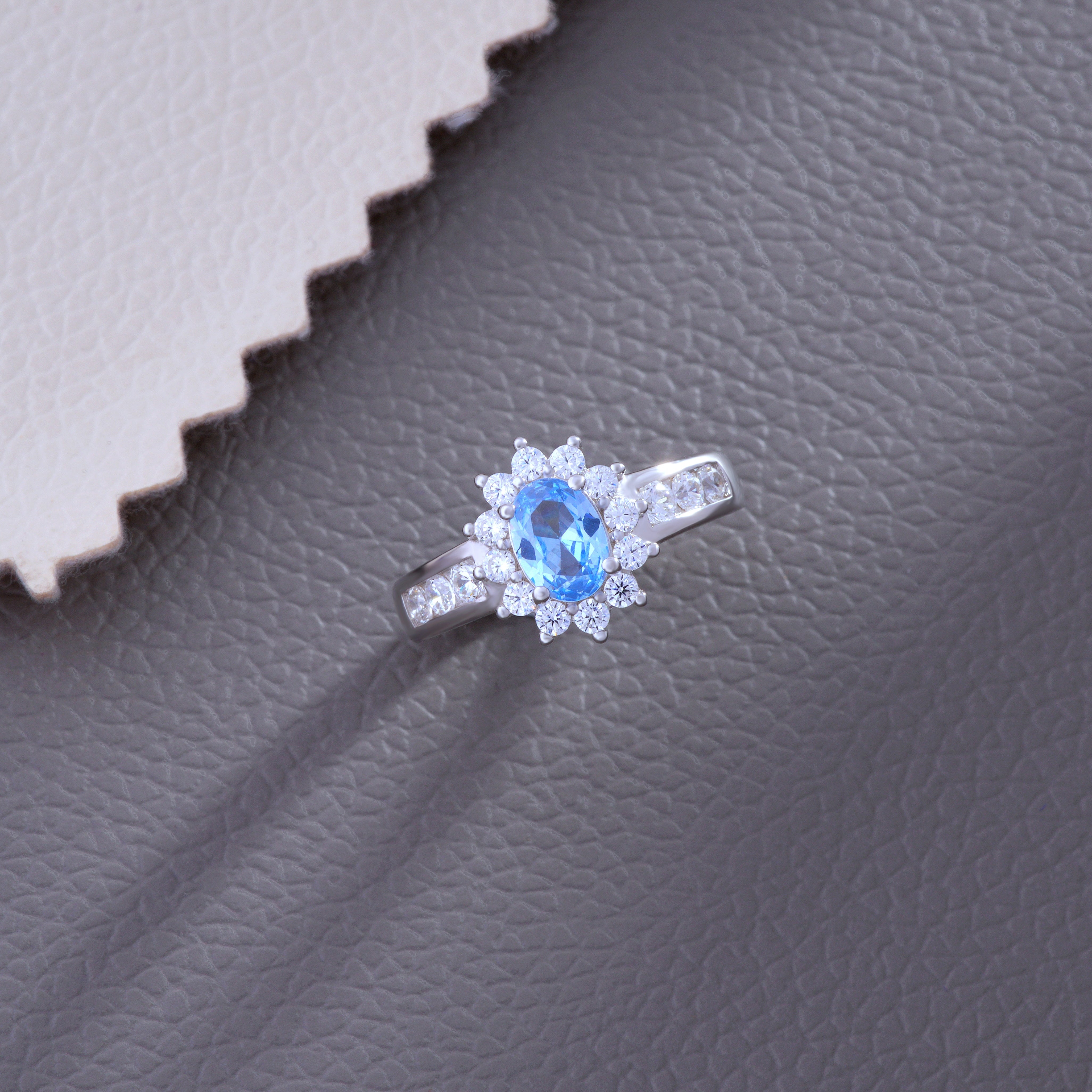 Ocean Dream Solitaire Ring