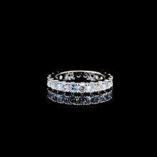 Aqua Eternity Ring Band