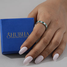 Emerald Eternity Ring Band