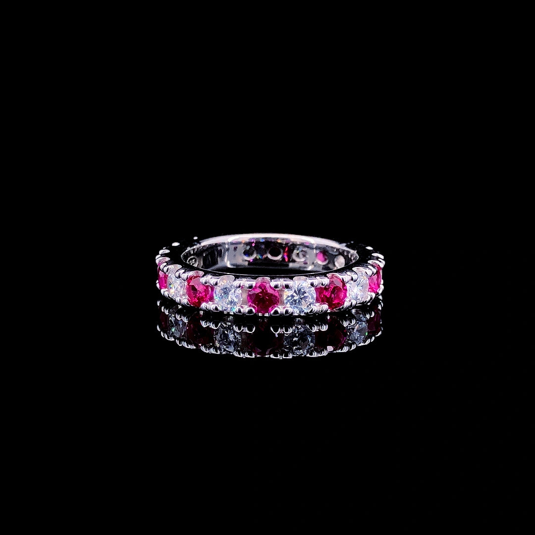 Ruby Eternity Ring Band