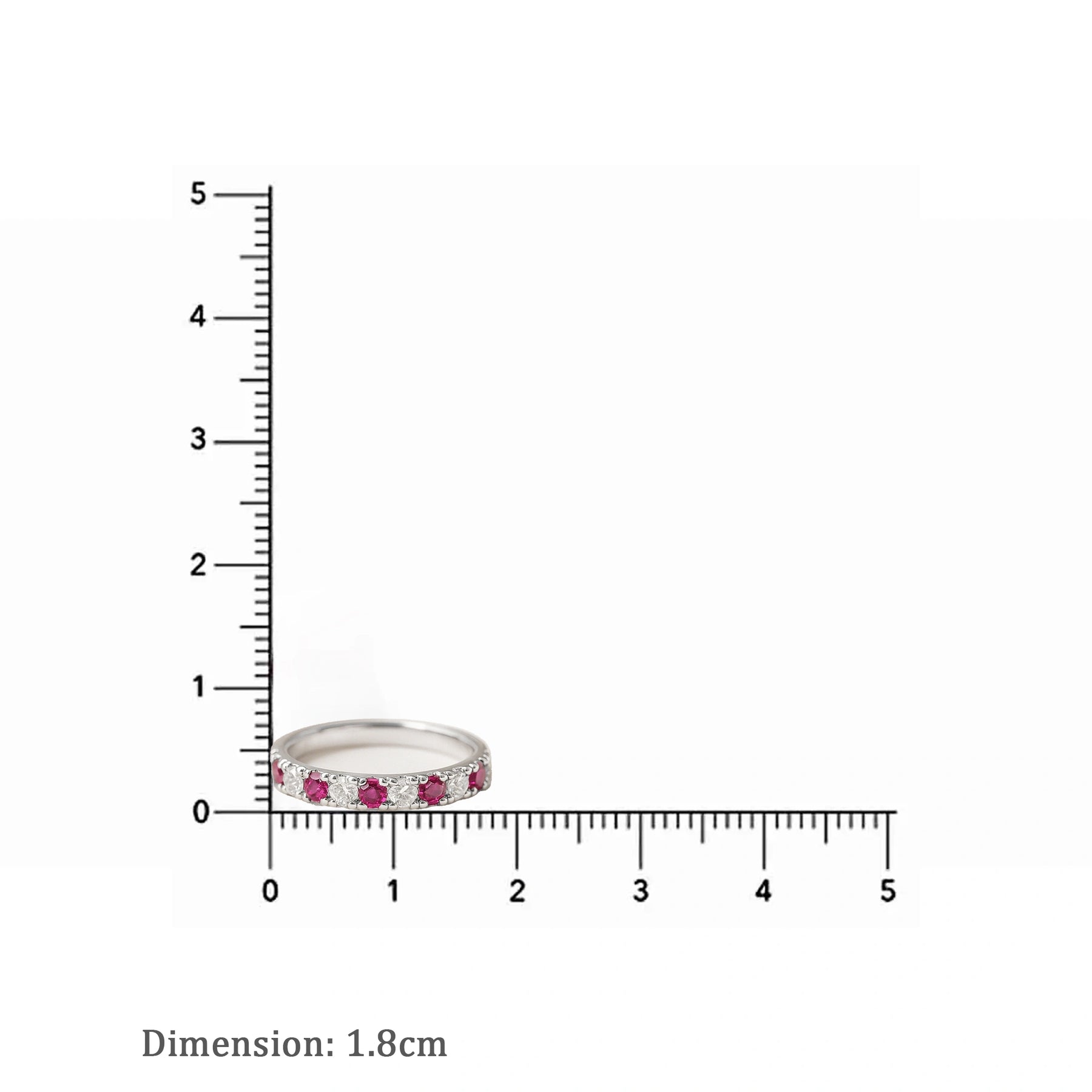 Ruby Eternity Ring Band