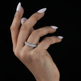 White Eternity Ring Band