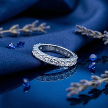 White Eternity Ring Band