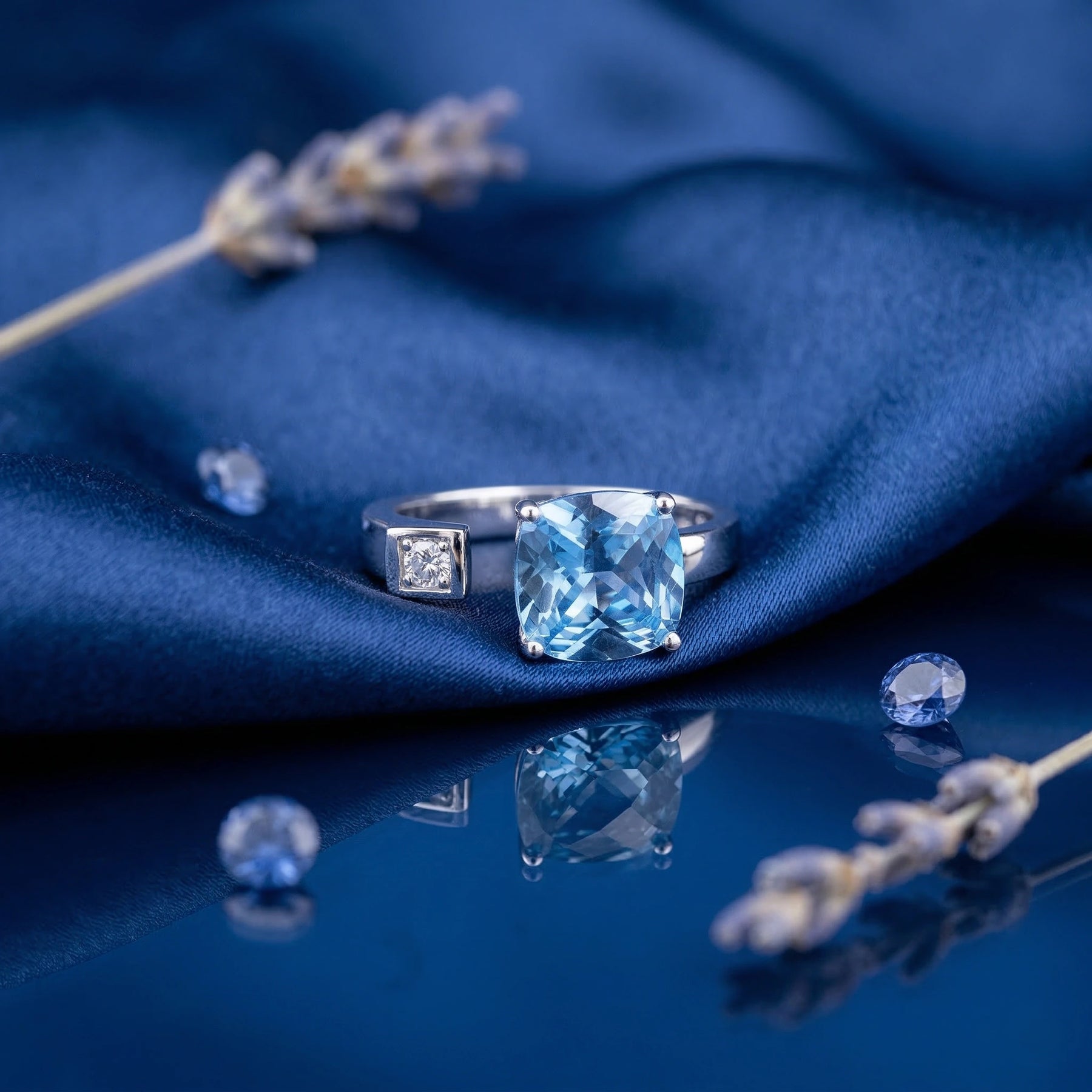 Monaco Mystic Aqua Ring