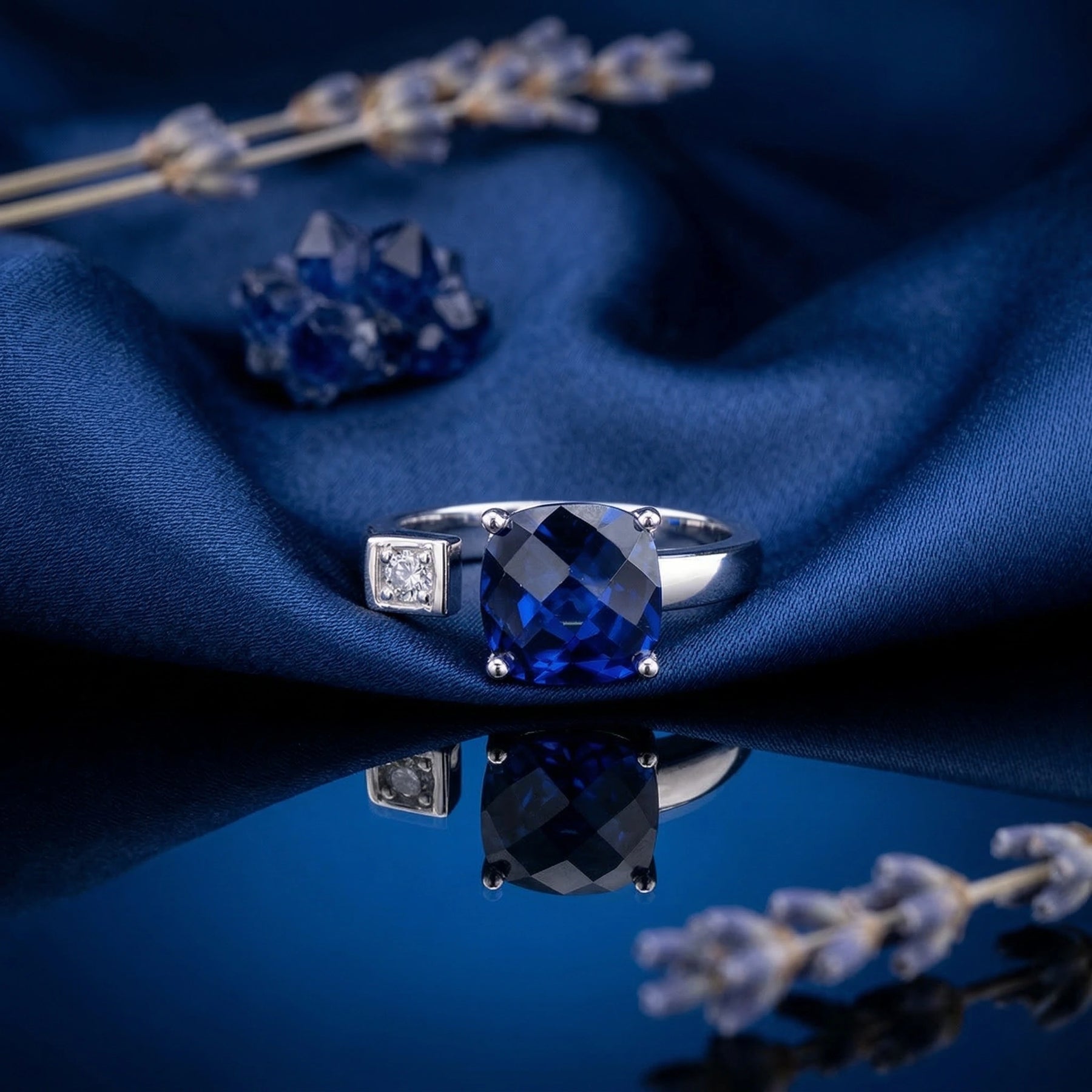 Monaco Mystic Sapphire Ring