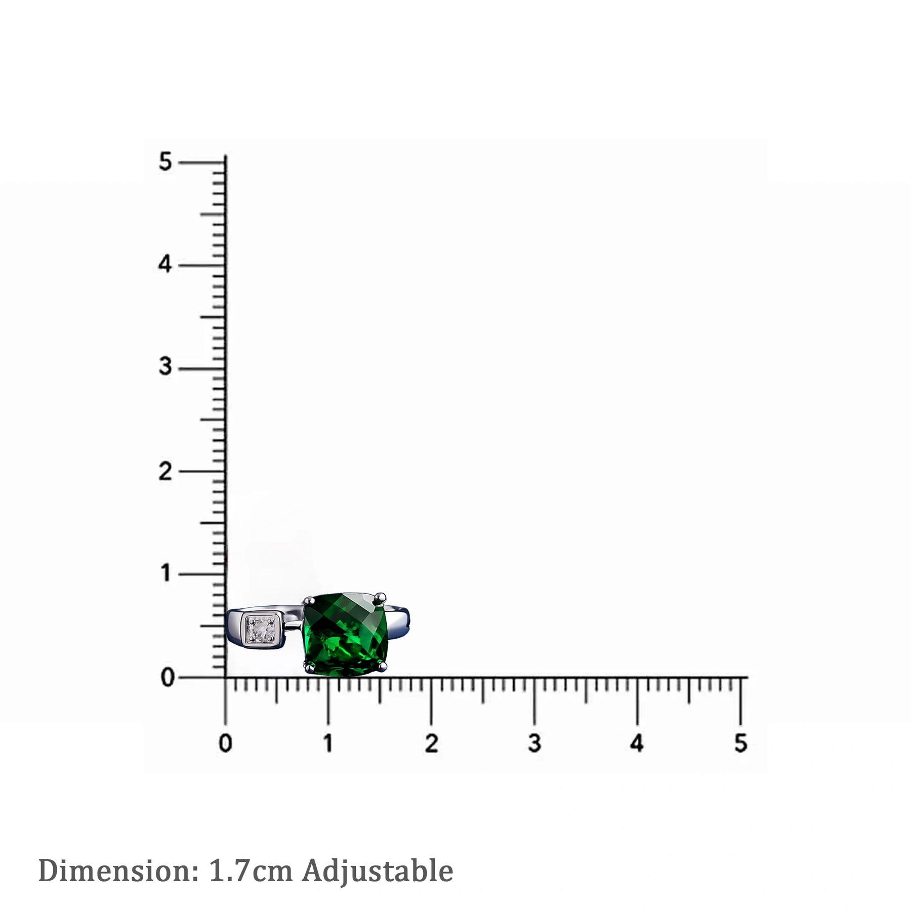 Monaco Mystic Emerald Ring