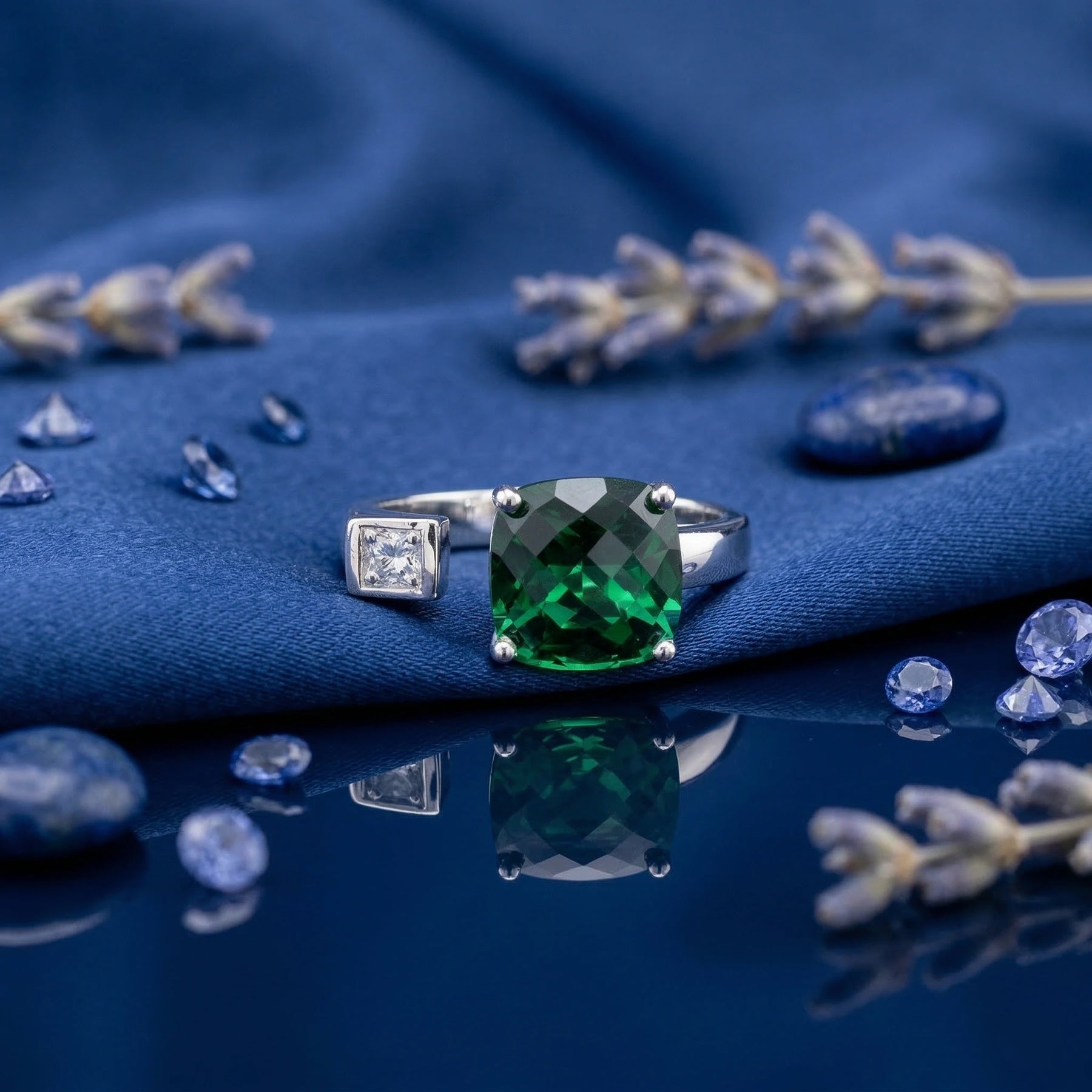 Monaco Mystic Emerald Ring