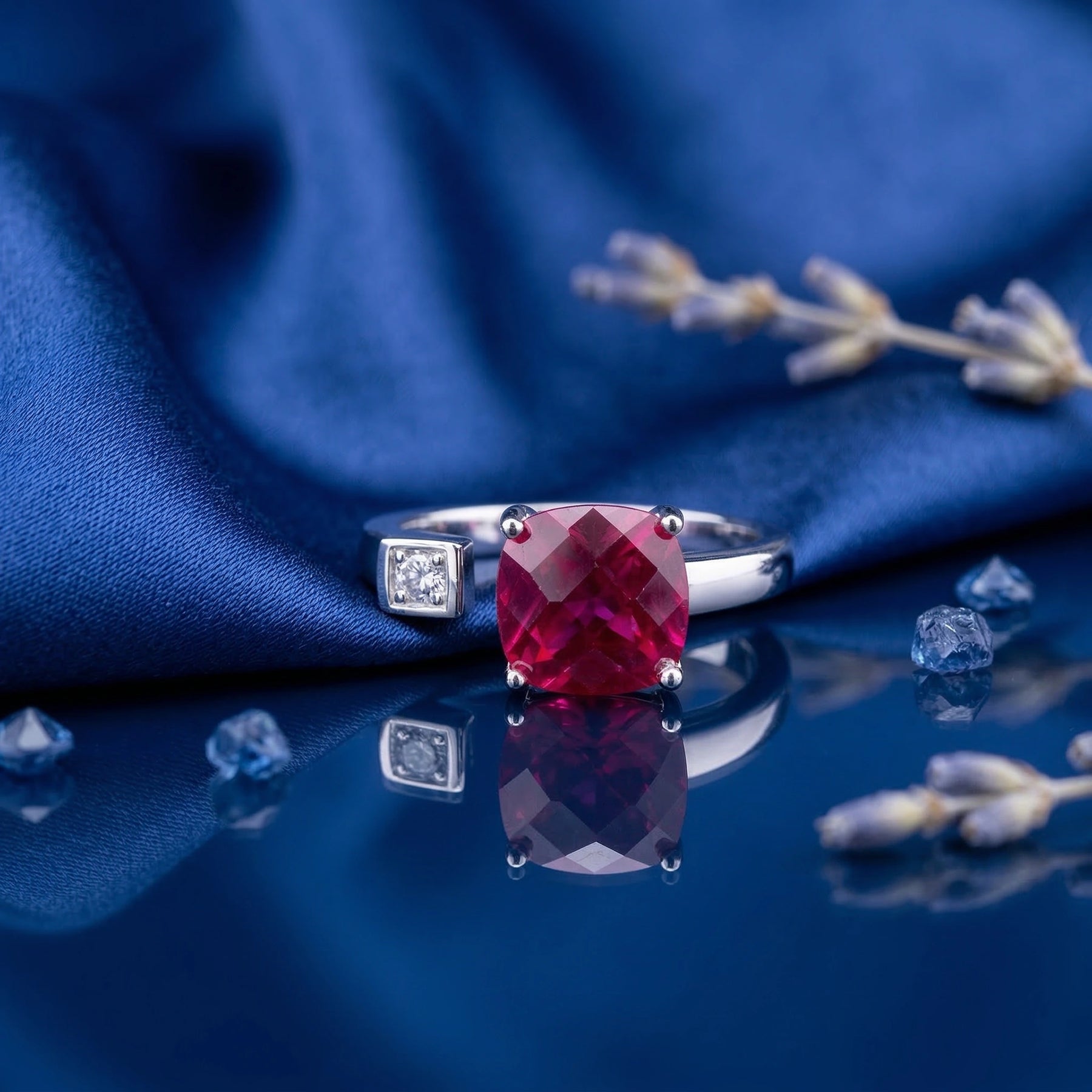Monaco Mystic Ruby Ring
