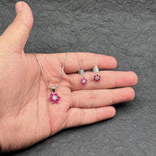 Ruby Blossom Floral Set